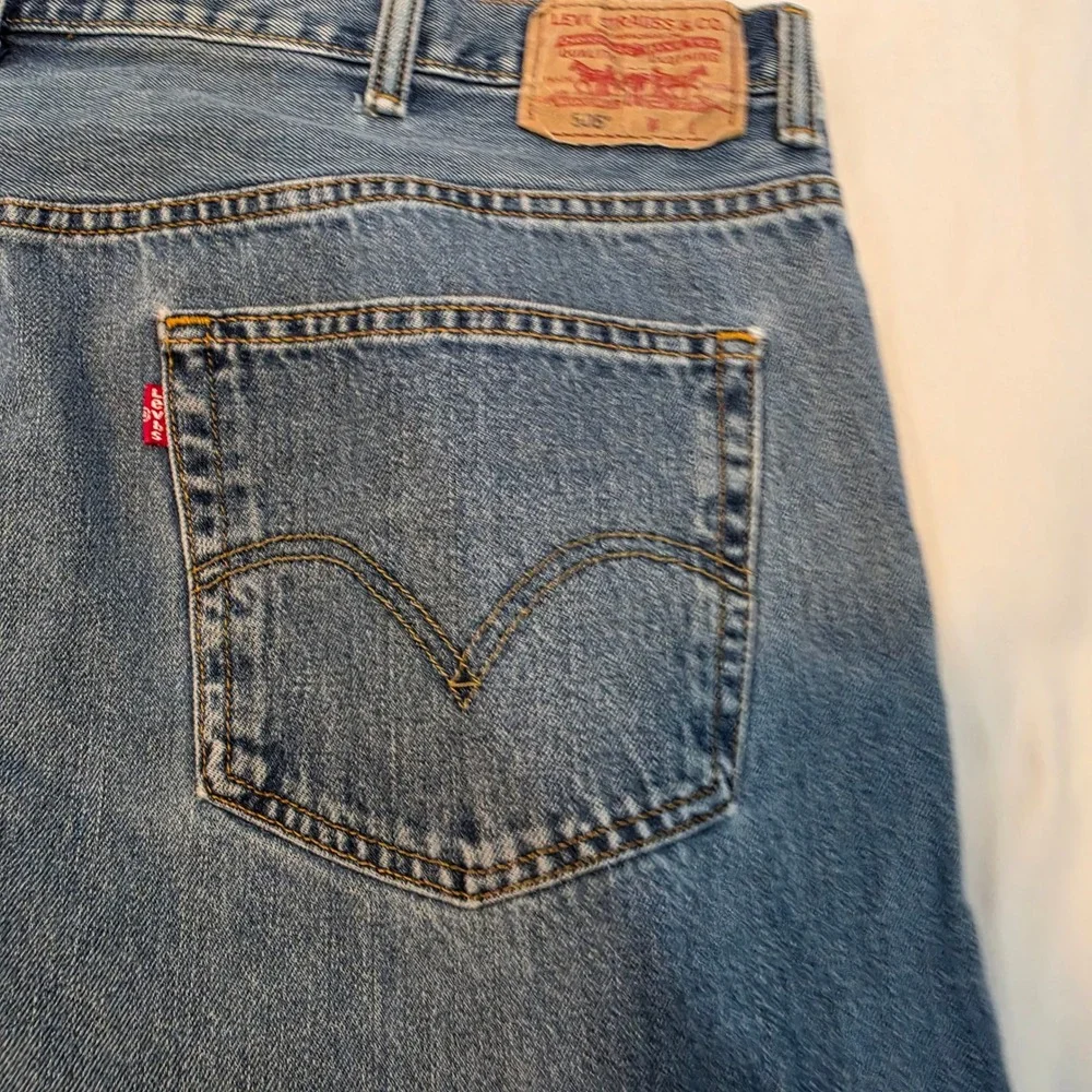 Levis 505 Straight Fit Jeans Mens 48x27 Blue Medium Wash Excellent Classic Denim